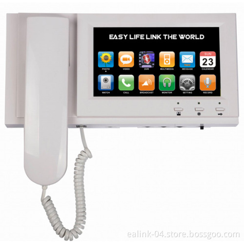Hand-Set 7 Inch Color Video Door Phone for Villas (M1607BCR)